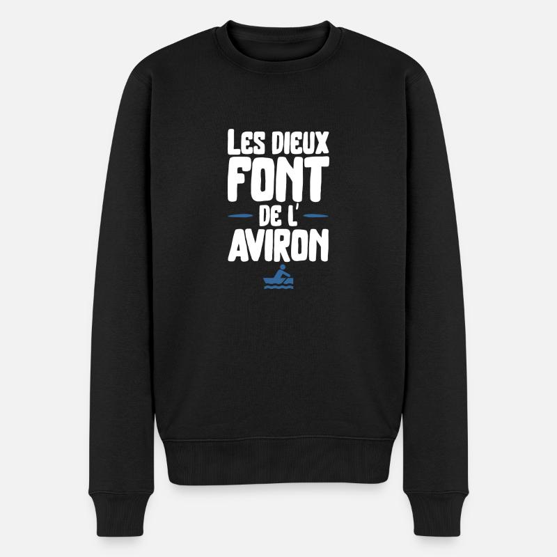 Les dieux aviron cadeau - Pull Premium bio Homme - noir