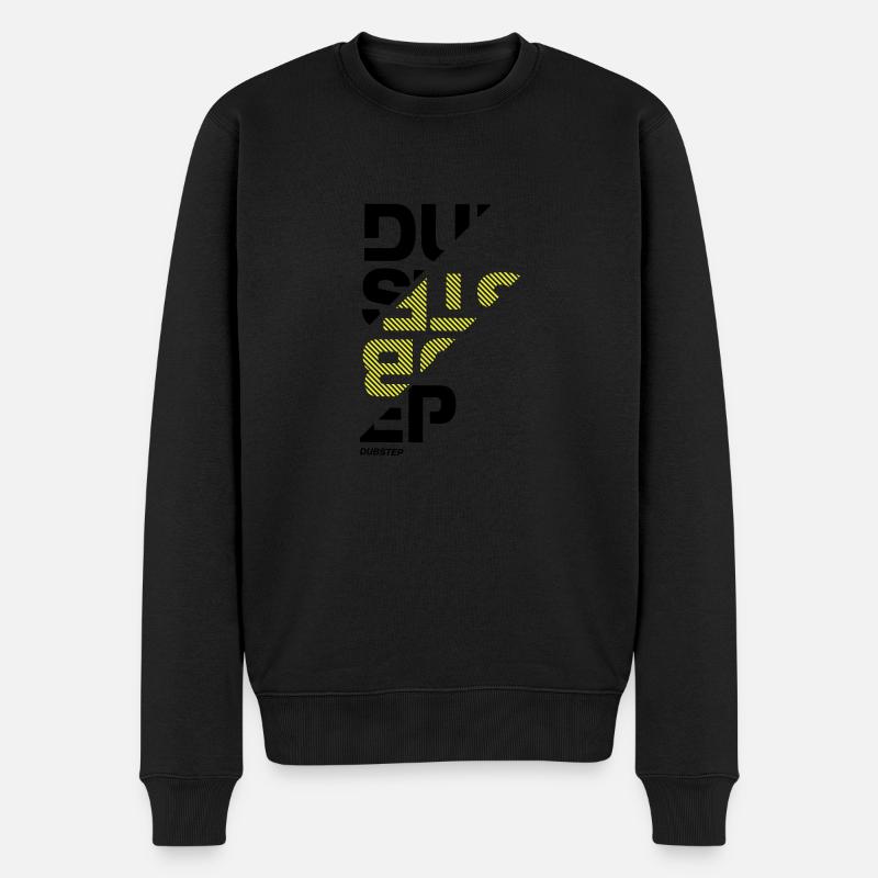 Dubstep tranches - Pull Premium bio Homme - noir
