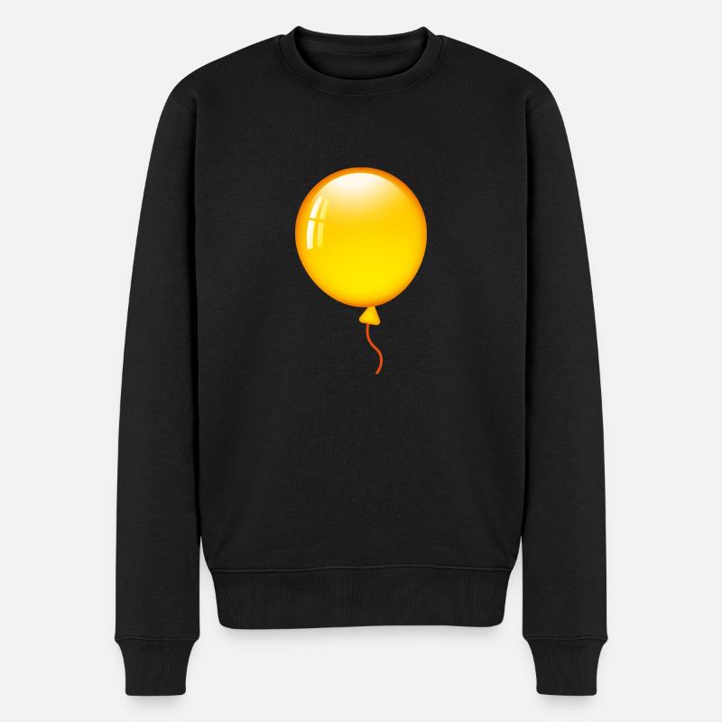 Smiley Balloon - Pull Premium bio Homme - noir