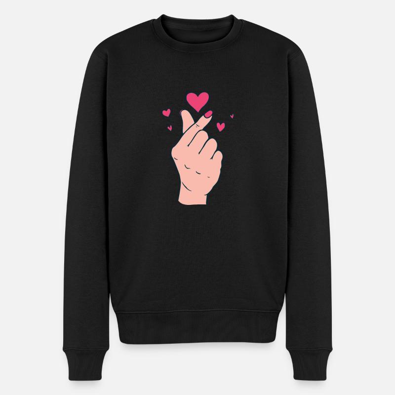 Kpop K-Pop Koreanisches Merchandise Drama Kdrama - Männer Premium Bio Pullover - Schwarz