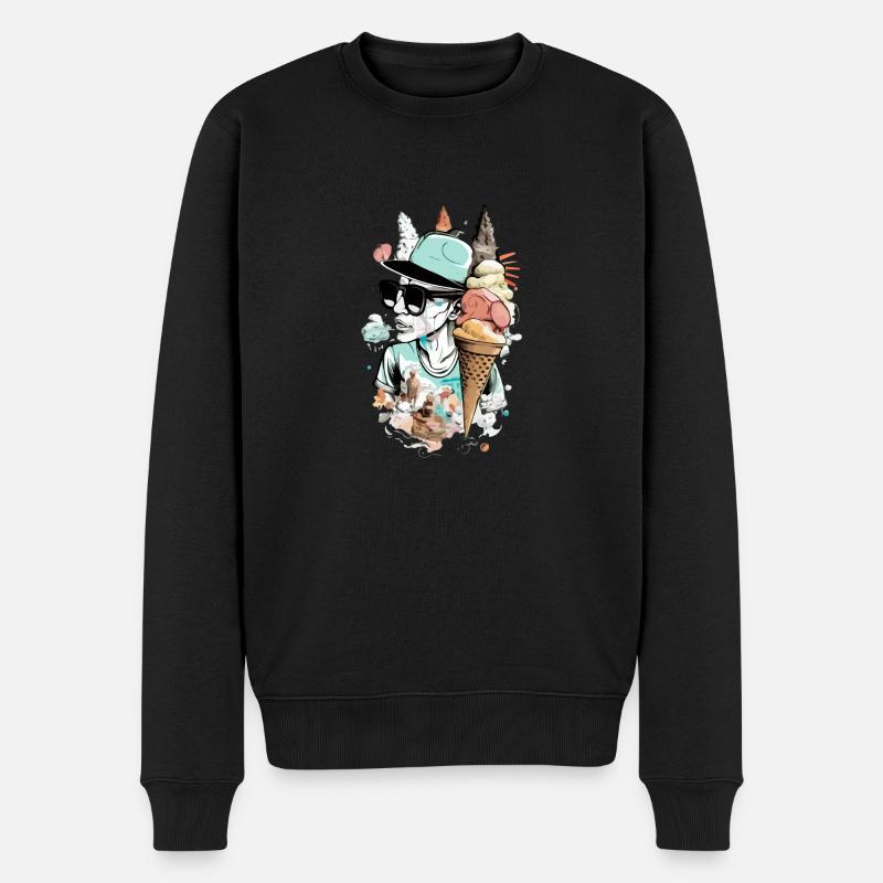 Marco le glacier - Pull Premium bio Homme - noir