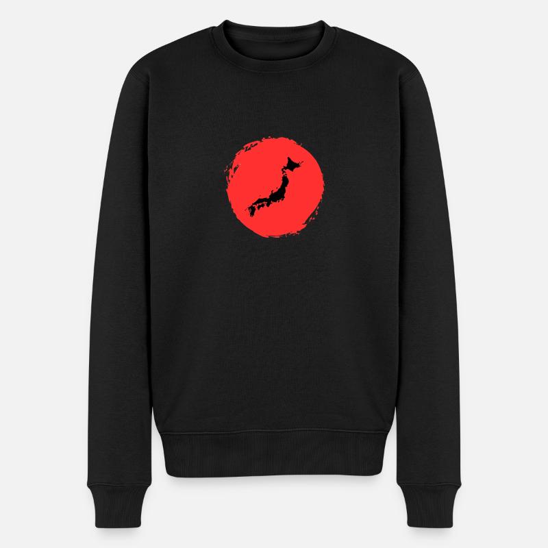 Japanische Schriftzeichen Kunst - ApriNoeScor - Männer Premium Bio Pullover - Schwarz