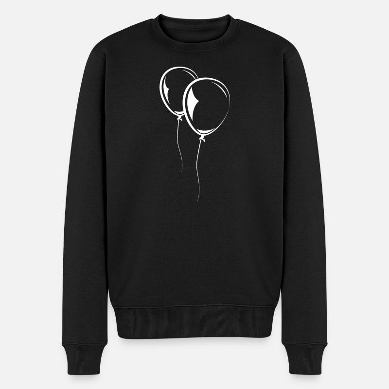 Ballon Baloon Illustration Symbole Cadeau - Pull Premium bio Homme - noir