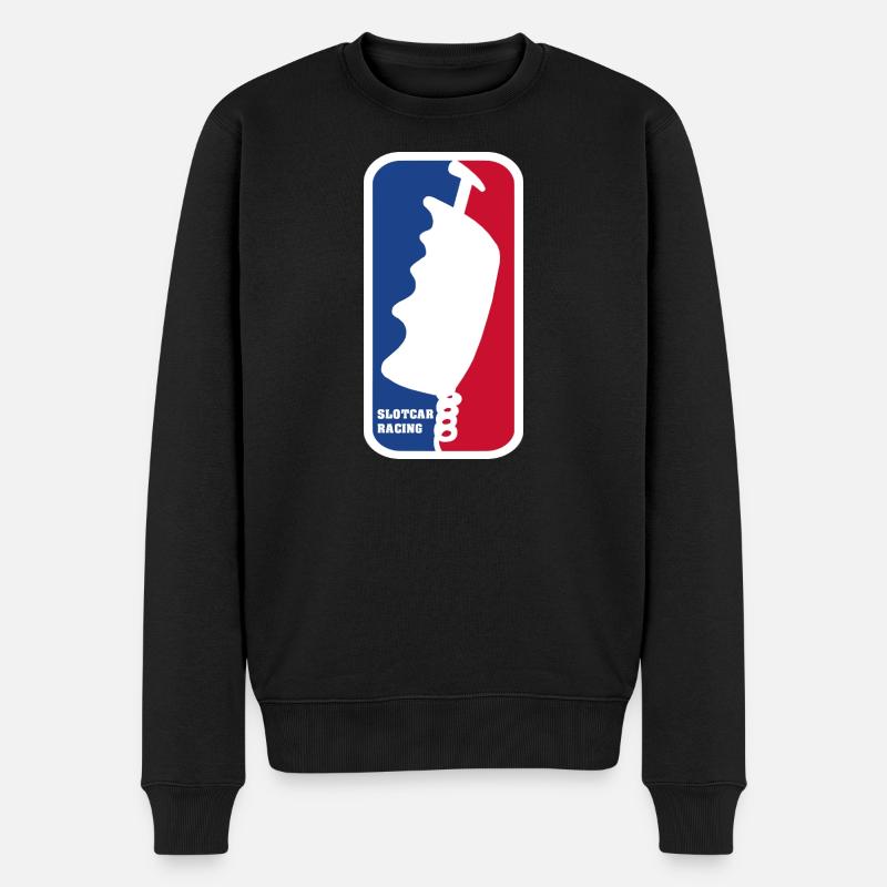 Slotcar Racing Liga - Männer Premium Bio Pullover - Schwarz