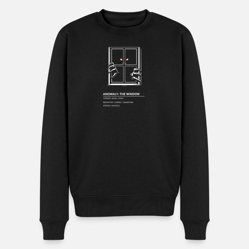 Backrooms la fenêtre blanche - Pull Premium bio Homme - noir