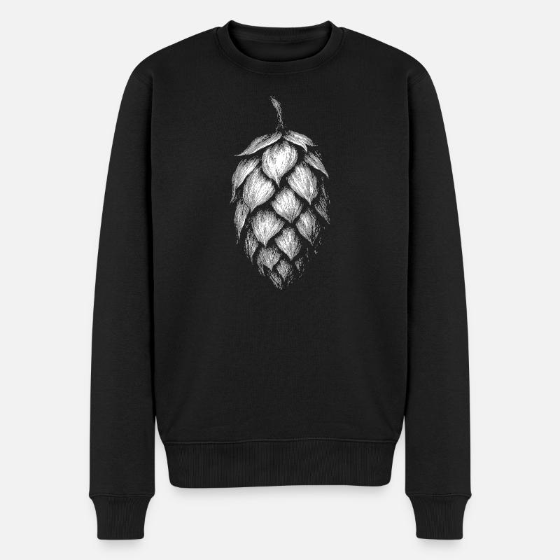 Houblon - Pull Premium bio Homme - noir