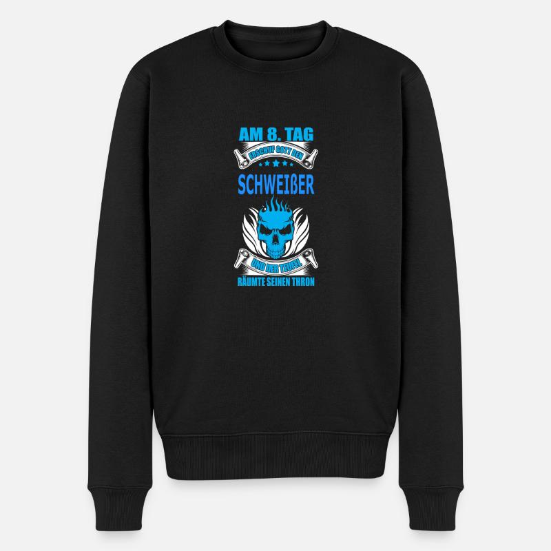SCHWEIßER - Männer Premium Bio Pullover - Schwarz