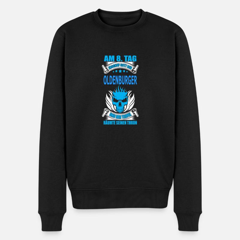 OLDENBURGER - Männer Premium Bio Pullover - Schwarz