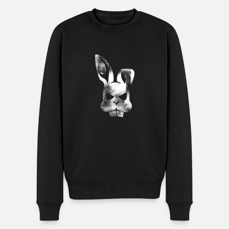 Mauvais lapin - Pull Premium bio Homme - noir