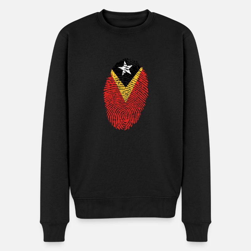 Timor oriental - Pull Premium bio Homme - noir