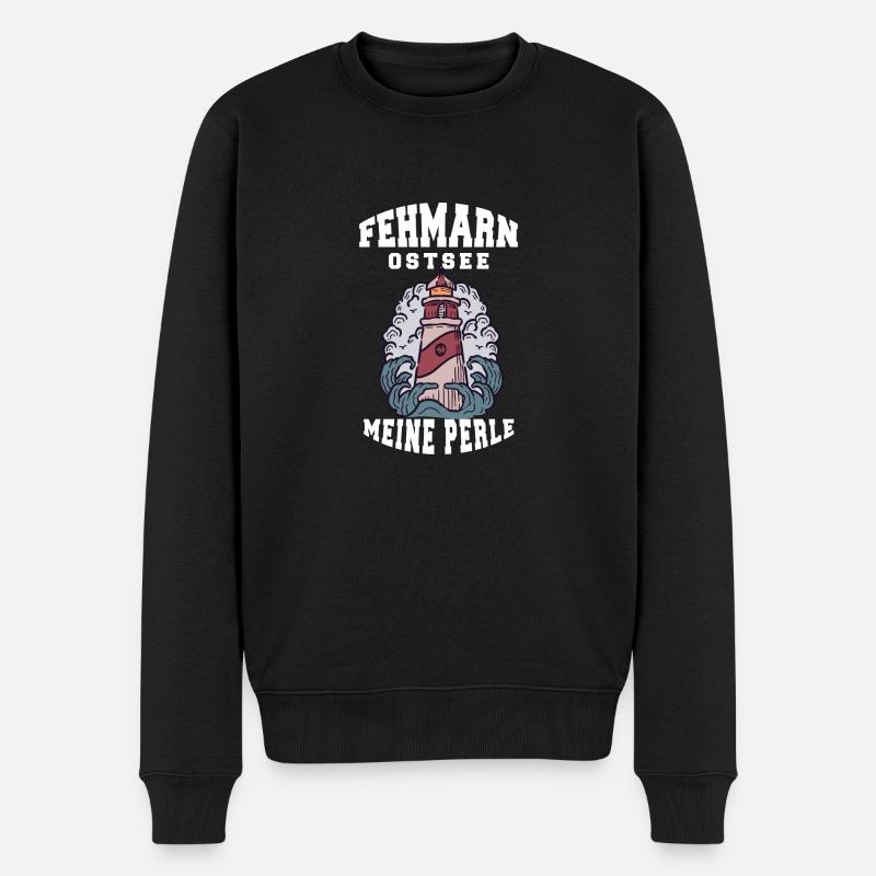 FEHMARN MER BALTIQUE MA PERLE - Pull Premium bio Homme - noir