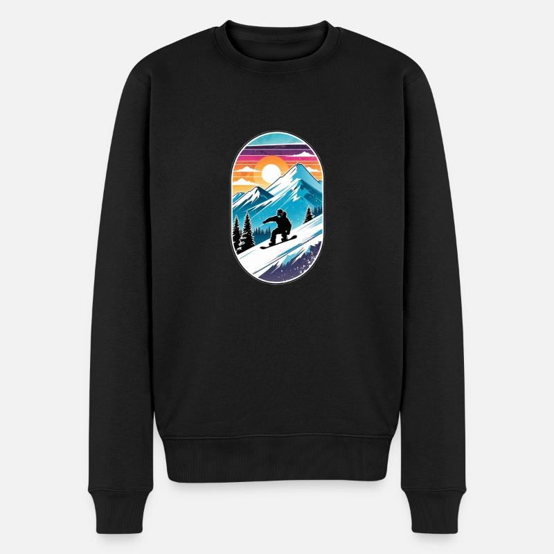 snowboard neige et ski - Pull Premium bio Homme - noir