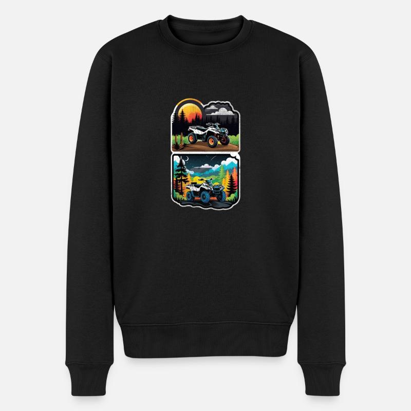 quad et tout terrain - Pull Premium bio Homme - noir