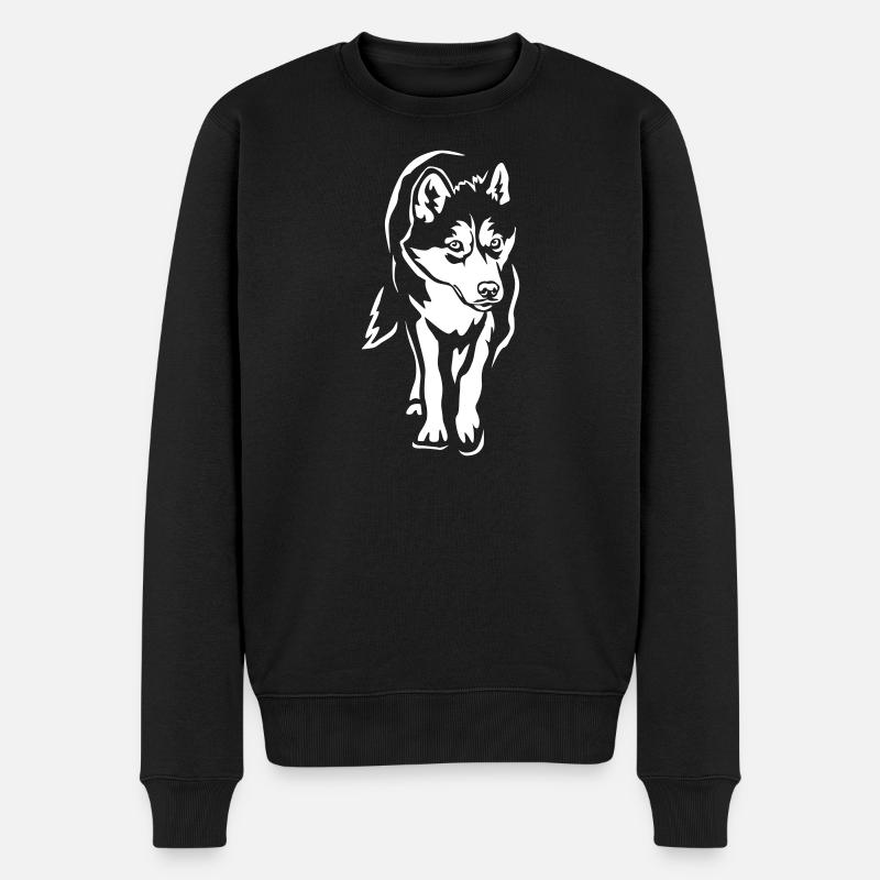 Husky « Édition Noire » - Pull Premium bio Homme - noir