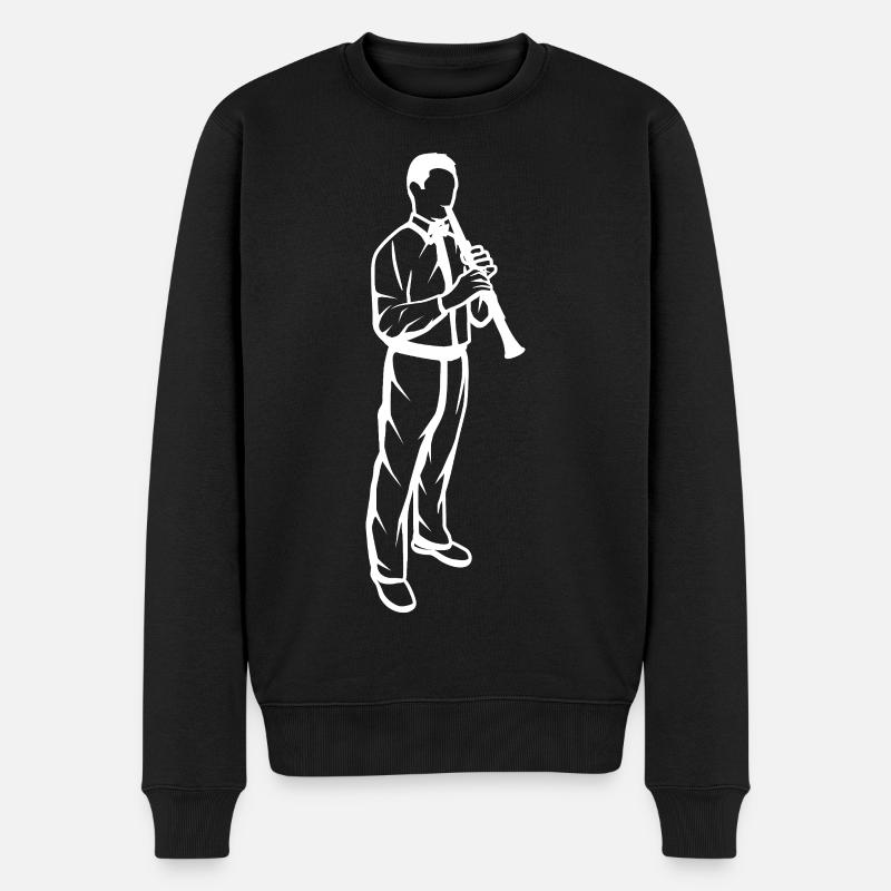 Petit clarinettiste - Pull Premium bio Homme - noir