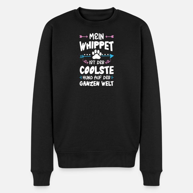 Dicton de chien whippet - Pull Premium bio Homme - noir