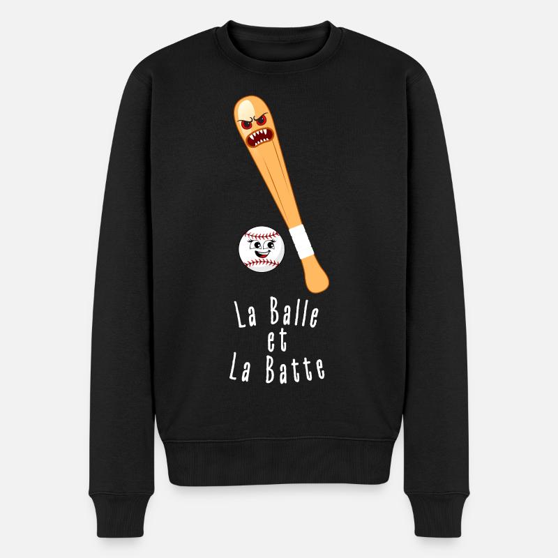 La Balle et La Batte - Pull Premium bio Homme - noir