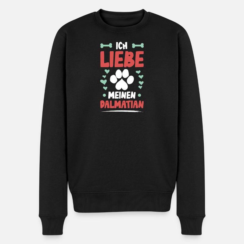 J’adore mon dalmatien - Pull Premium bio Homme - noir