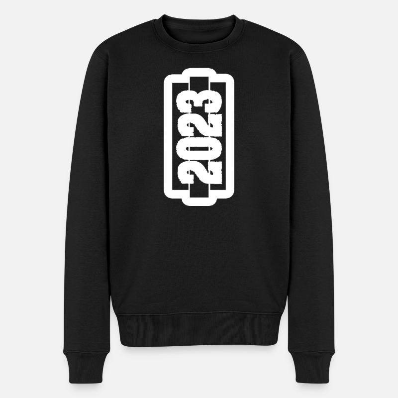 2023 - Männer Premium Bio Pullover - Schwarz