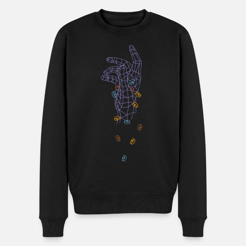 Chill pills - Männer Premium Bio Pullover - Schwarz