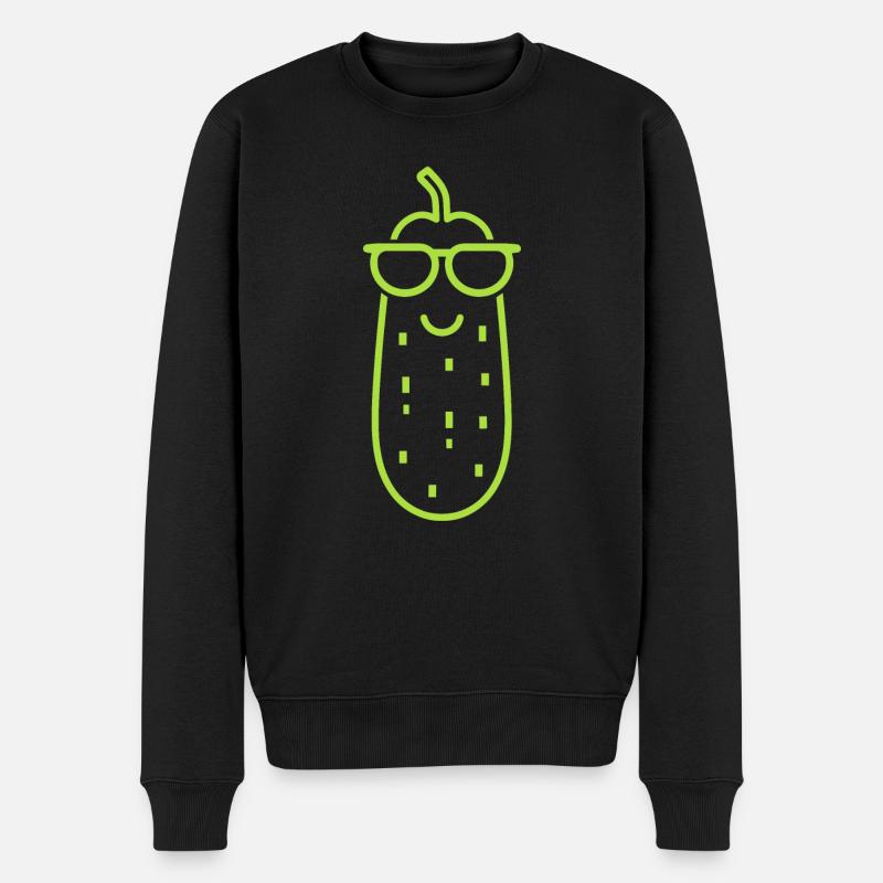 Cornichon - Pull Premium bio Homme - noir
