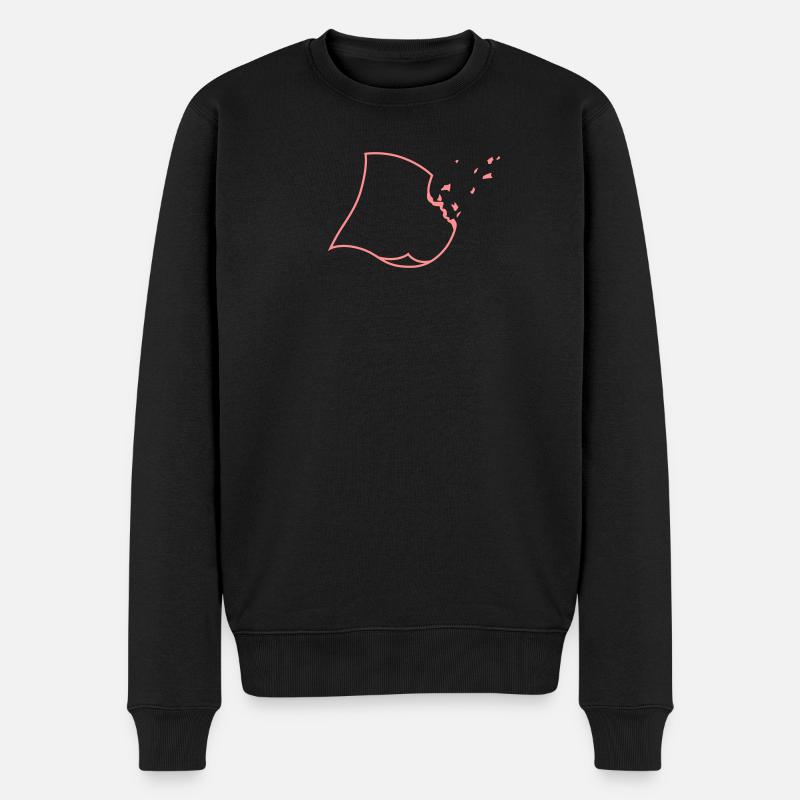 OP VI: Vivre Card - Männer Premium Bio Pullover - Schwarz