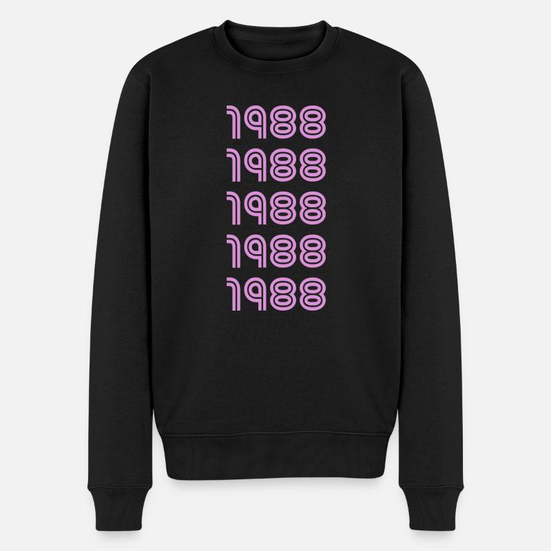 Rose 1988 - Pull Premium bio Homme - noir