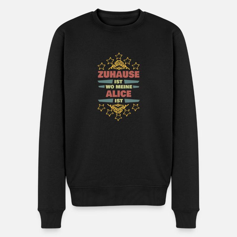 Partenaire de vie Alice - Pull Premium bio Homme - noir