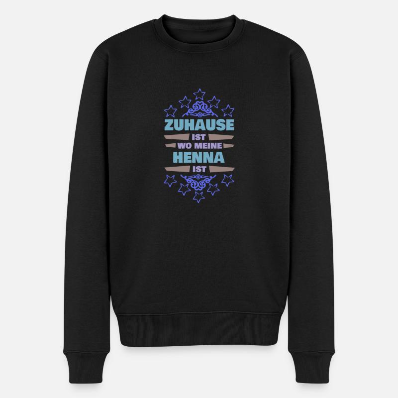 Cadeau pour le henné - Pull Premium bio Homme - noir