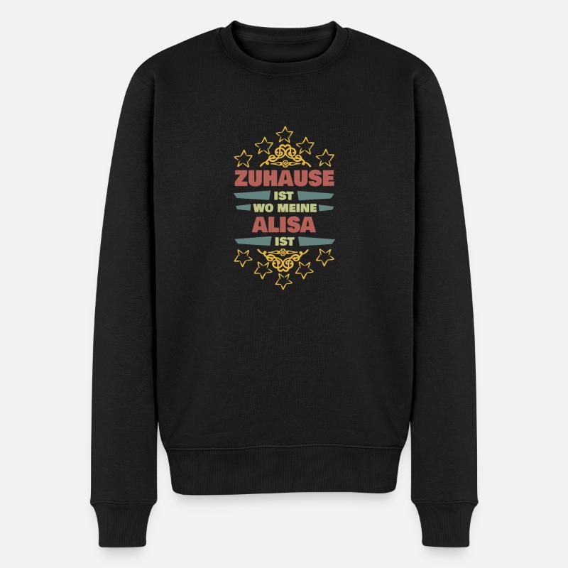 Cadeau pour Alisa - Pull Premium bio Homme - noir