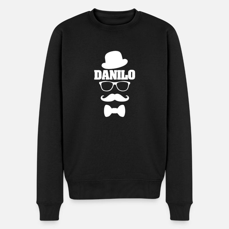 Danilo comme prénom - Pull Premium bio Homme - noir
