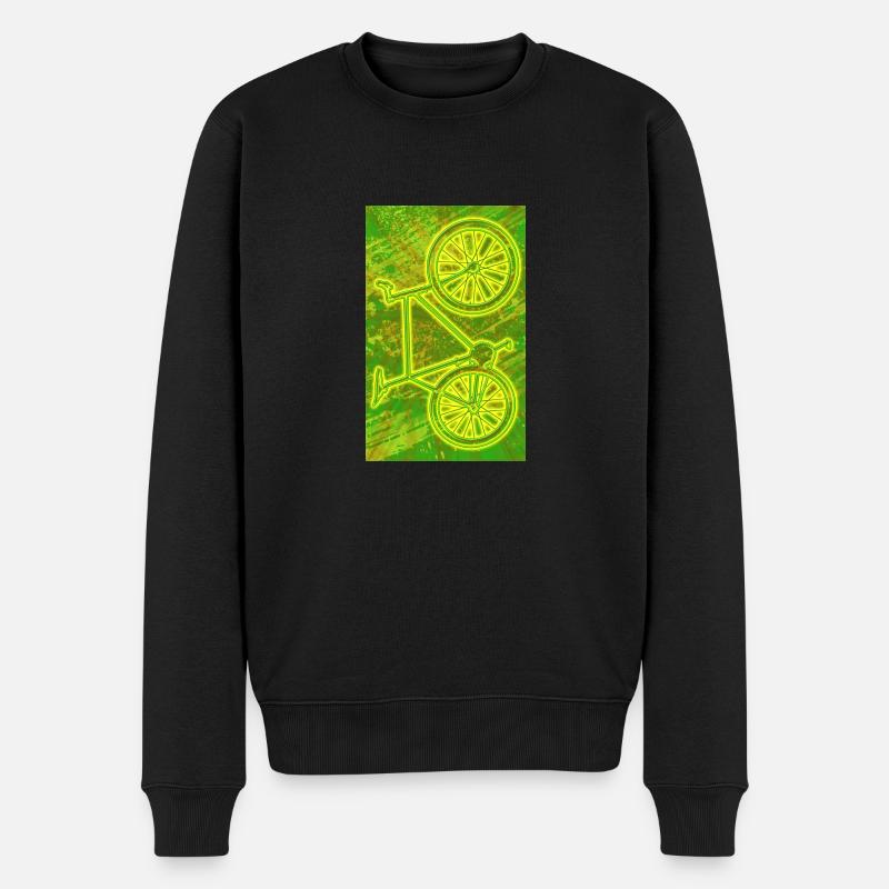 Vélo Pignon Fixe / NEON - Pull Premium bio Homme - noir