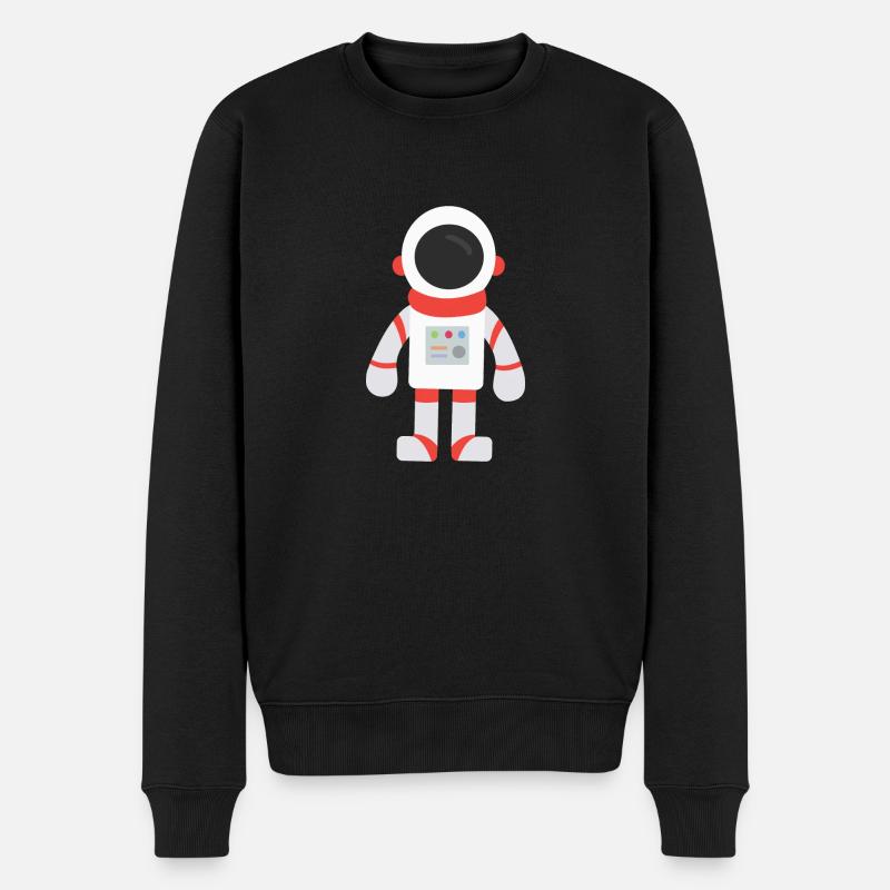 astronaute - Pull Premium bio Homme - noir