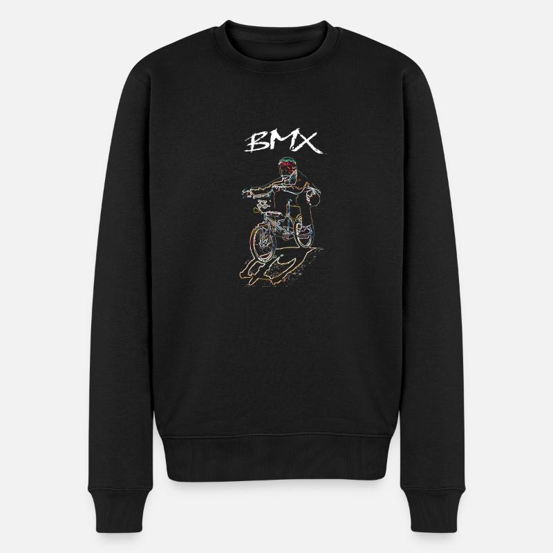 bmx - Pull Premium bio Homme - noir