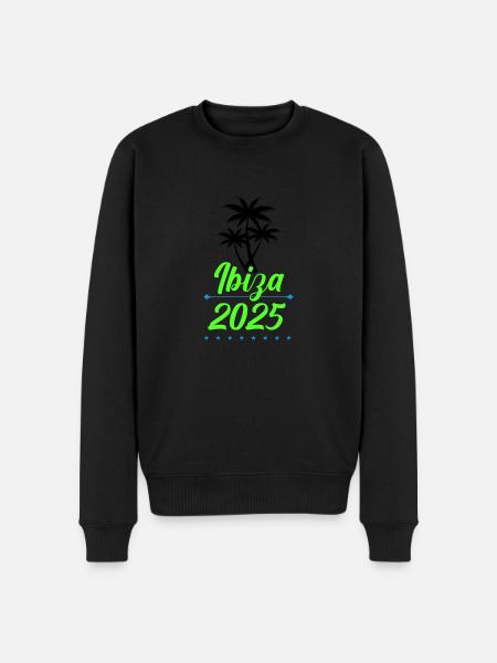 Ibiza 2025 - Men's Premium Organic Jumper - black