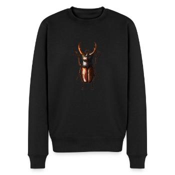 Cerf-volant - Pull Premium bio Homme - noir - Devant - Nico (187cm)