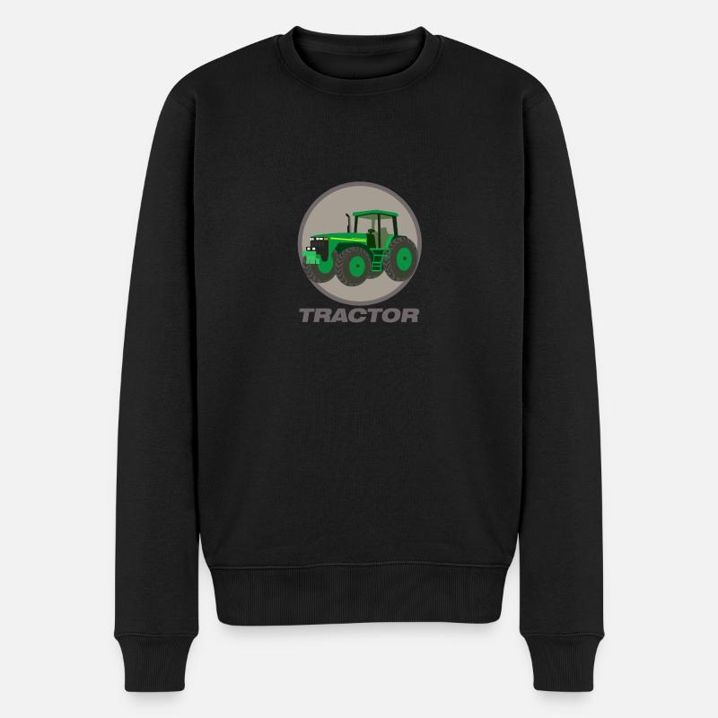 Le tracteur est ma machine - le tracteur est ma machine - Pull Premium bio Homme - noir