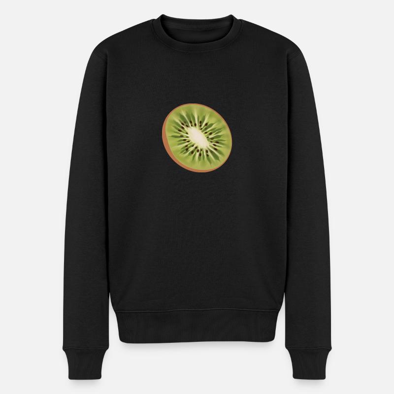 fruit kiwi cadeau sain - Pull Premium bio Homme - noir