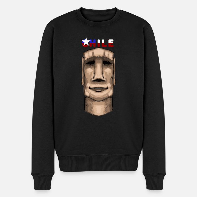 Ostern Chile - Männer Premium Bio Pullover - Schwarz
