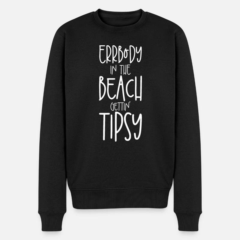 Errbody In The Beach S’Enivre - Pull Premium bio Homme - noir