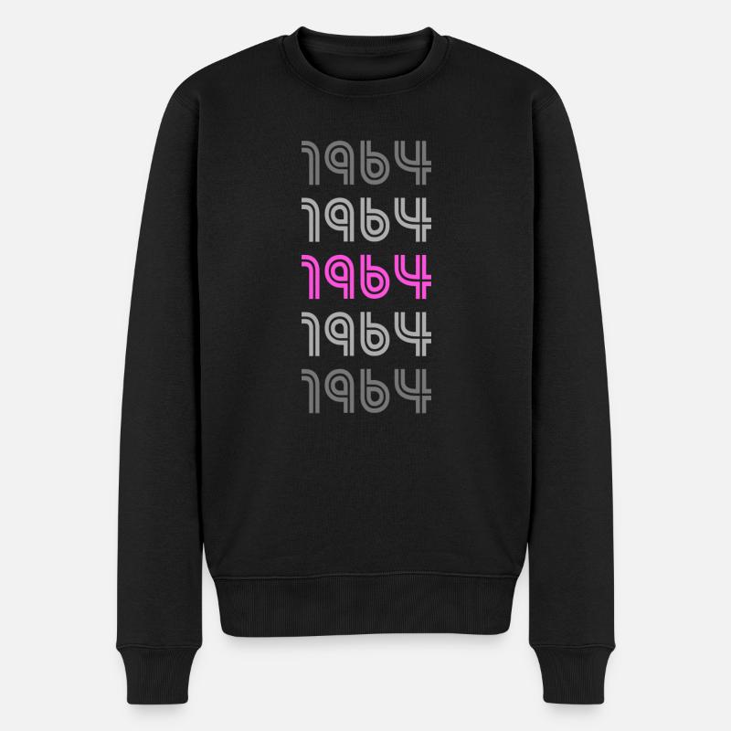 Style 1964 - Männer Premium Bio Pullover - Schwarz