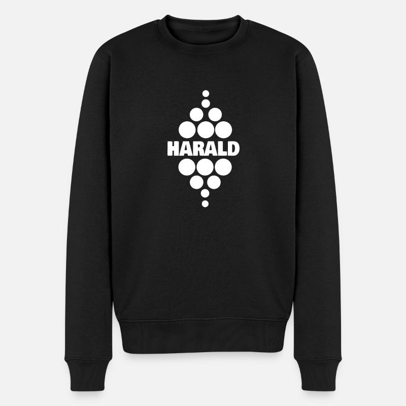 Prénom Harald - Pull Premium bio Homme - noir