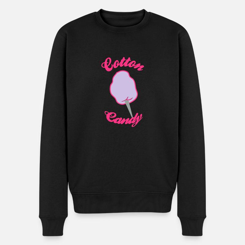 cotton candy - Pull Premium bio Homme - noir