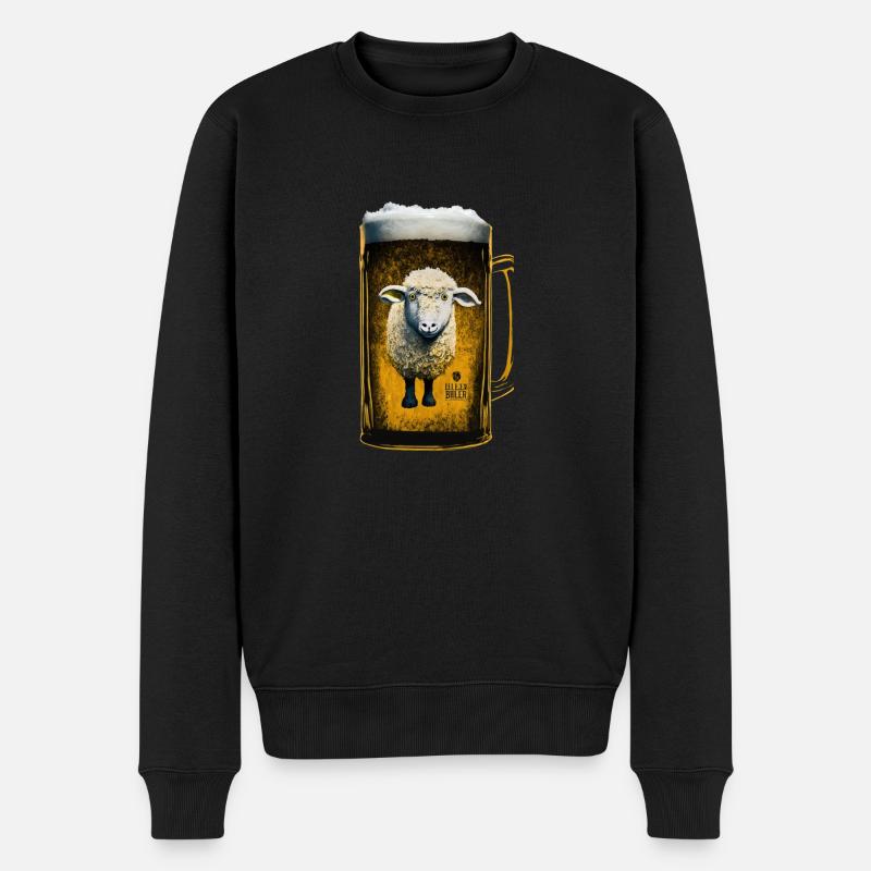 Bière fraîche SChaf - Pull Premium bio Homme - noir