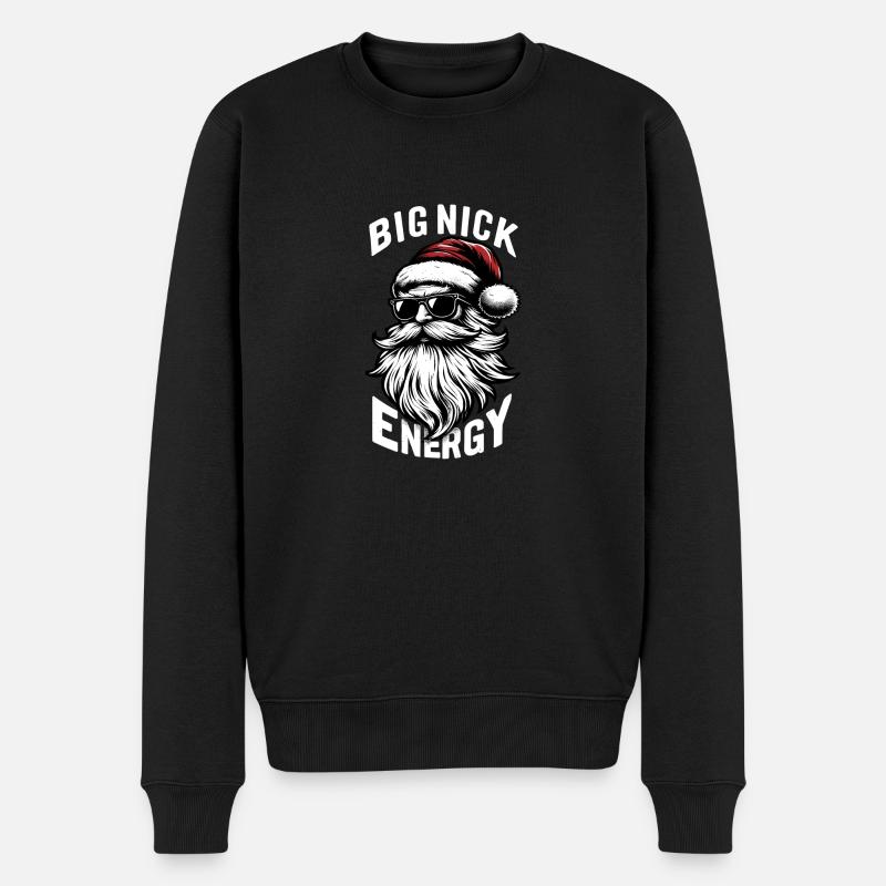 Gros Nick Engergy - Pull Premium bio Homme - noir