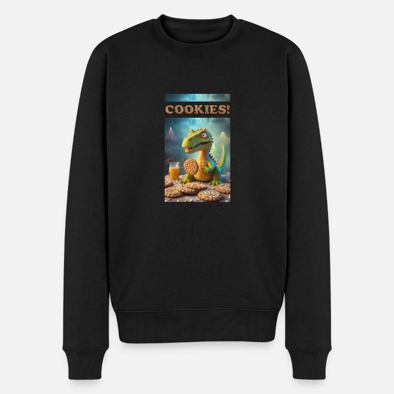 Cookies! - Männer Premium Bio Pullover - Schwarz