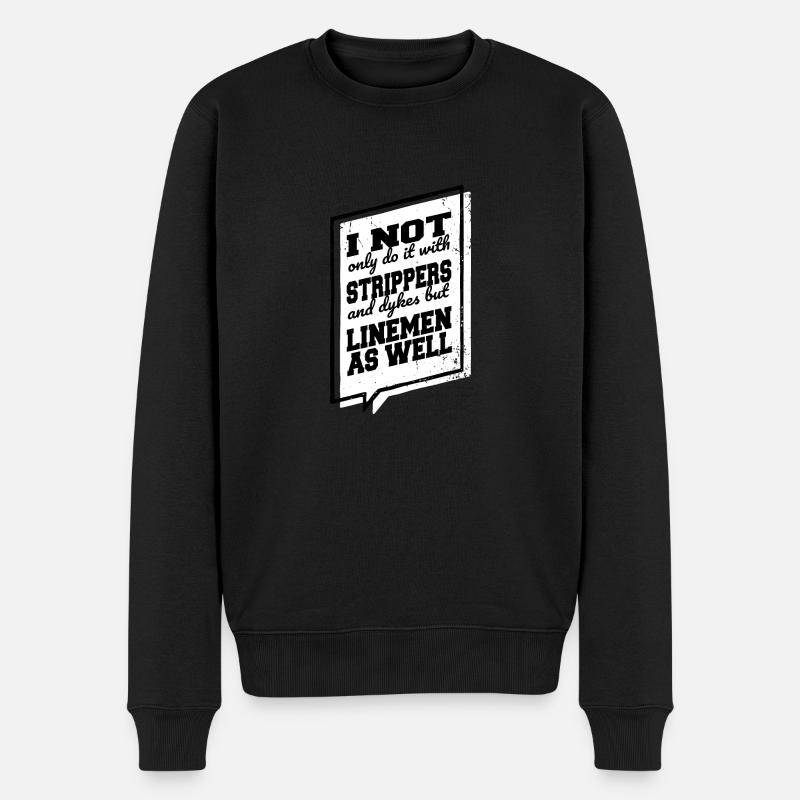 Électricien d’urgence Services d’électricien - Pull Premium bio Homme - noir