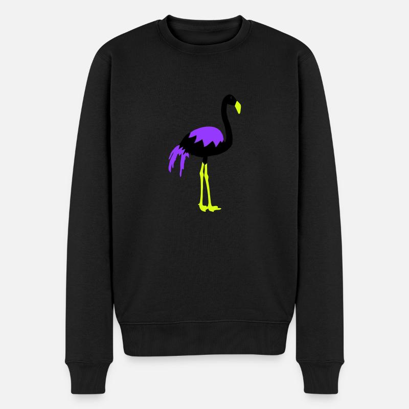 flamingo - Männer Premium Bio Pullover - Schwarz