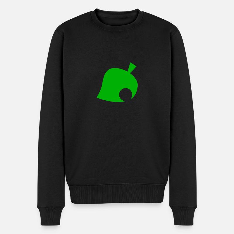 AC Lea - Männer Premium Bio Pullover - Schwarz