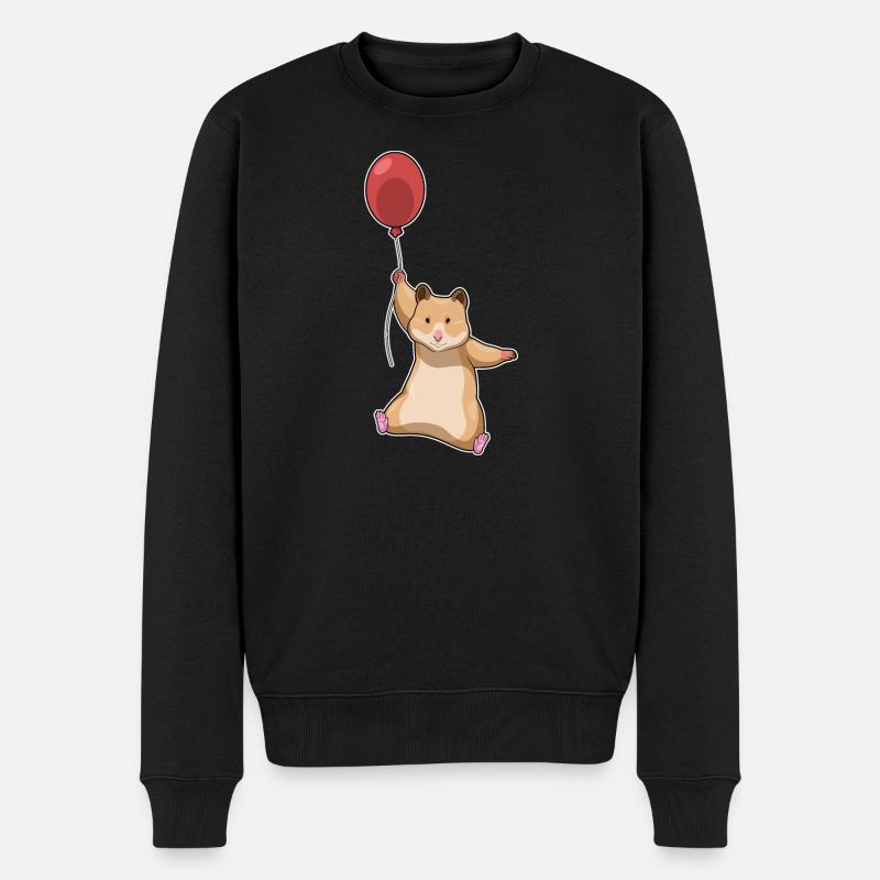 Ballon Hamster - Pull Premium bio Homme - noir